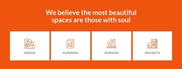 We Create Beautiful Interior Spaces Html5 Responsive Template