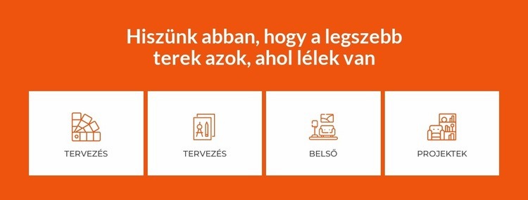 Gyönyörű belső tereket alakítunk ki Sablon