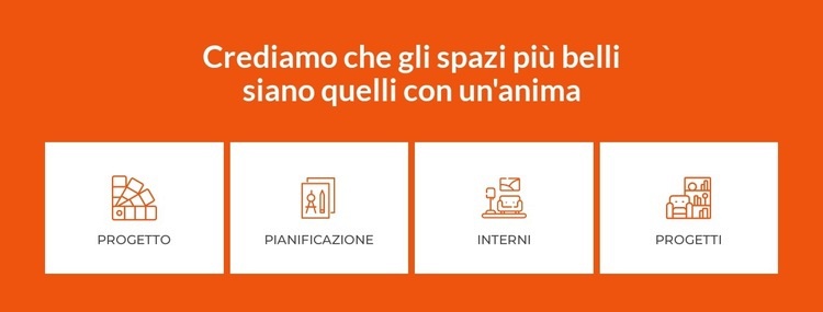 Creiamo splendidi spazi interni Modello