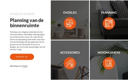 Planning En Ontwerp Van De Binnenruimte - Gratis Sjabloon