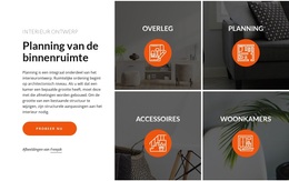 Planning En Ontwerp Van De Binnenruimte - Responsief WordPress-Thema