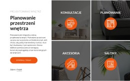 Planowanie I Projektowanie Przestrzeni Wnętrz Szablon HTML CSS Responsywny