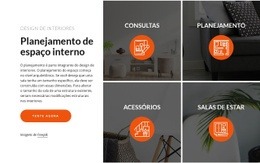 Web Design Gratuito Para Planejamento E Design De Espaços Interiores