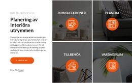 Gratis Webbdesign För Inredningsplanering Och Design