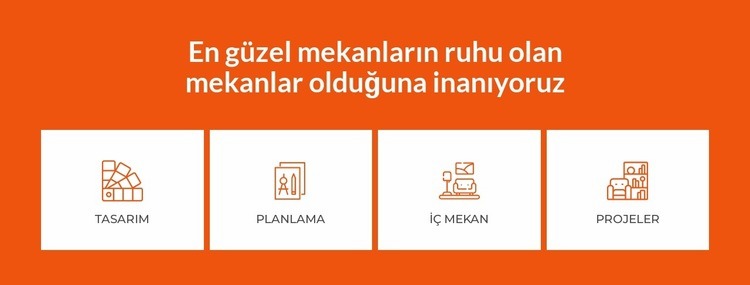 Güzel iç mekanlar yaratıyoruz Açılış sayfası