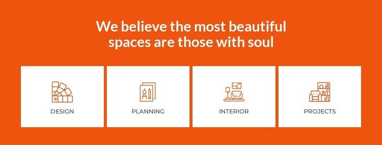 We create beautiful interior spaces Webflow Template Alternative