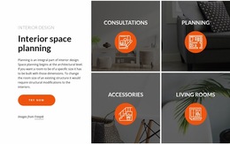 Interior Space Planning And Design - Easy-To-Use Website Builder