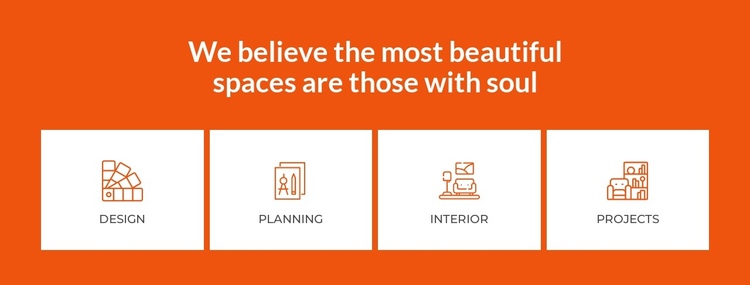 We create beautiful interior spaces Website Builder Software