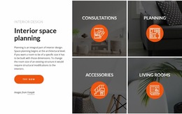 Interior Space Planning And Design WordPress Website Builder Free