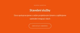 Text A Tlačítko S Velkým Textem – Přizpůsobitelná Šablona