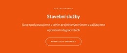 Text A Tlačítko S Velkým Textem Šablona Rozvržení CSS