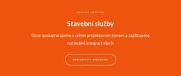 HTML Stránka Pro Text A Tlačítko S Velkým Textem