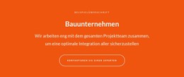 Text Und Schaltfläche Mit Großem Text CSS-Layoutvorlage