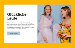 Glückliche Leute - Landingpage-Inspiration