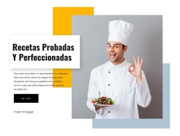 Recetas Perfeccionadas - Plantilla HTML5, Responsiva, Gratuita