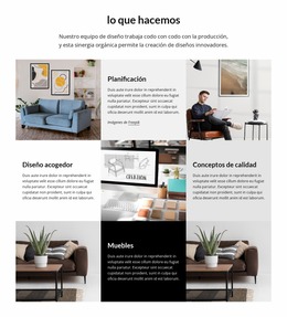 Estudio De Diseño De Interiores Planificación Y Diseño. - Plantilla Joomla Personalizada