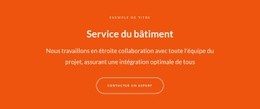 Créateur De Site Web Prêt À L'Emploi Pour Texte Et Bouton Avec Grand Texte