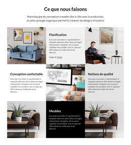Planification Et Conception D'Un Studio De Design D'Intérieur - Modèle De Site Web Joomla