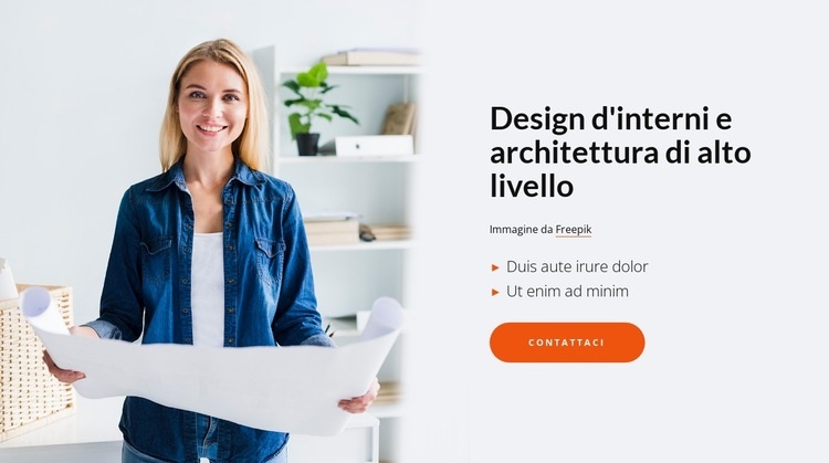 Design d'interni di alto livello Progettazione di siti web