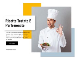 Ricette Perfezionate Modello Di Sito Web CSS