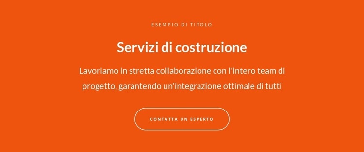 Testo e pulsante con testo di grandi dimensioni Modello