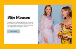 Blije Mensen - Maak Een Geweldige Sjabloon