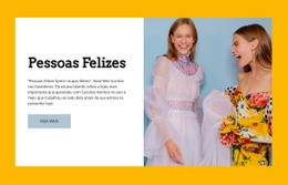 Pessoas Felizes - HTML Website Creator