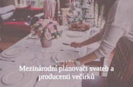 Luxusní Svatební Plánovače – Vstupní Stránka