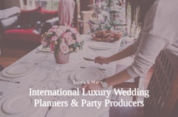 Luxury Wedding Planners