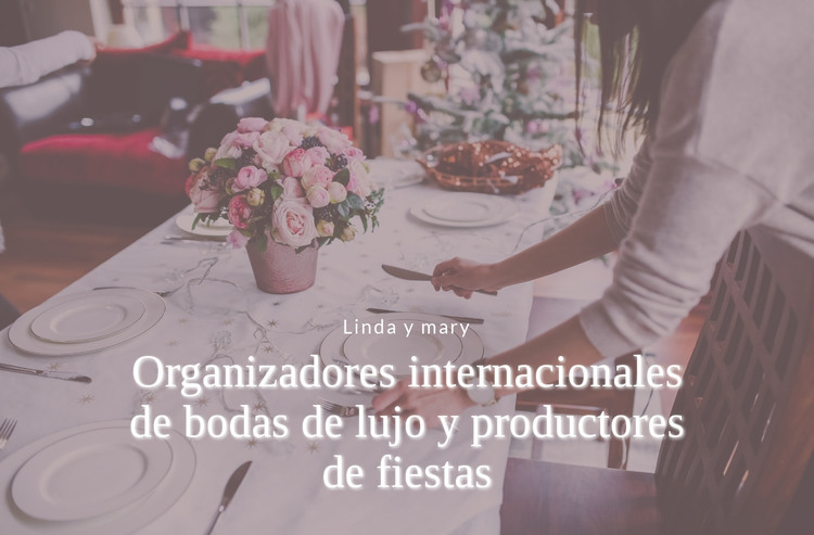 Planificadores de bodas de lujo Plantilla HTML