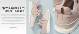 Atletische Schoenen - HTML-Websitesjabloon