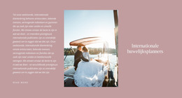 We Plannen Luxe Bruiloften - HTML-Paginasjabloon