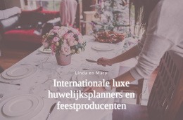 Luxe Huwelijksplanners - Aanpasbaar Professioneel Ontwerp