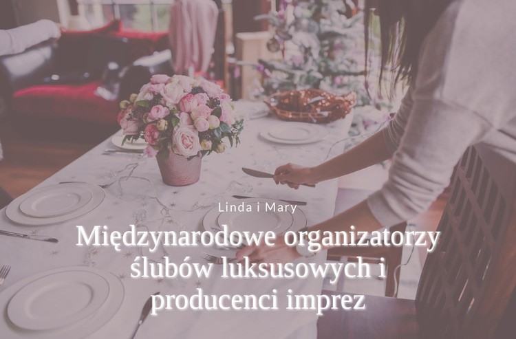 Luksusowe wesele Szablon HTML5