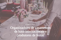 Organizadores De Casamento De Luxo