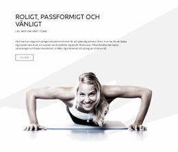 Rolig Passform Och Vänlig - Personlig Webbplatsmall