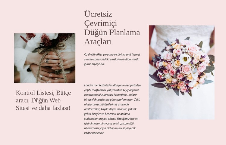 Planlama için dijital araçlar Web Sitesi Mockup'ı