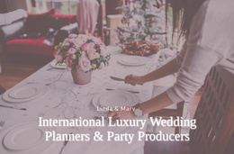 Stunning Clean Code For Luxury Wedding Planners