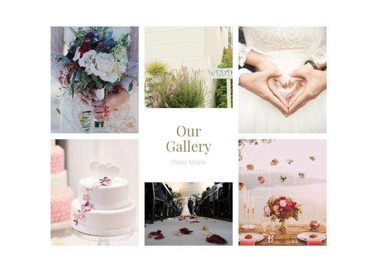 Galerry Wedding Planners Website Template