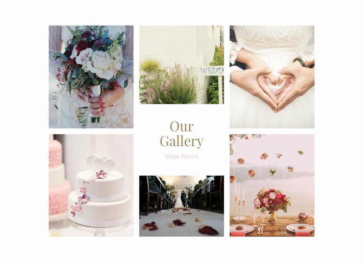 Galerry Wedding Planners WordPress Website