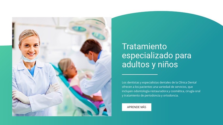 Tratamiento especializado para adultos y niños Creador de sitios web HTML