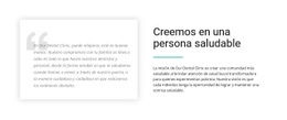 Acerca De Nuestra Clínica - Diseño Responsivo