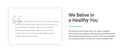 About Our Clinic - Web Template