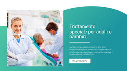 Trattamento Speciale Per Adulti E Bambini - Download Del Modello HTML