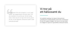 Om Vår Klinik - Gratis Webbplatsmall
