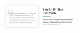 Herhangi Bir Cihaz Için WordPress Teması Kliniğimiz Hakkında