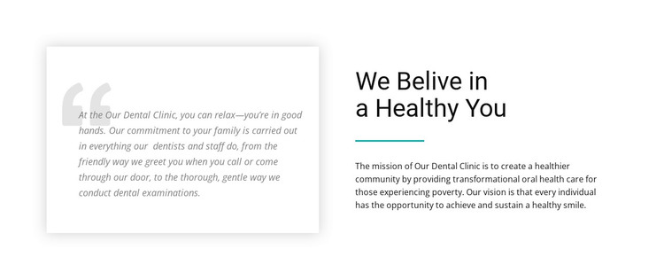 About Our Clinic WordPress Theme