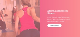 Zdarma Hodnocení Fitness – Šablona Vstupní Stránky