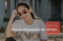 Verano Empapado De Tiempo - HTML Builder Online