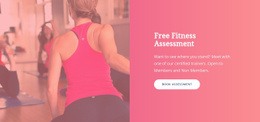 Free Fitness Assessment - Ultimate Html Code